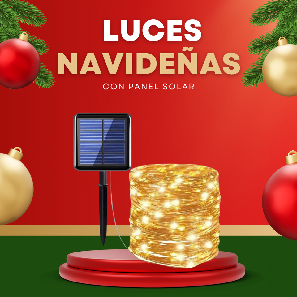 LUZ DECORATIVA CON PANEL SOLAR